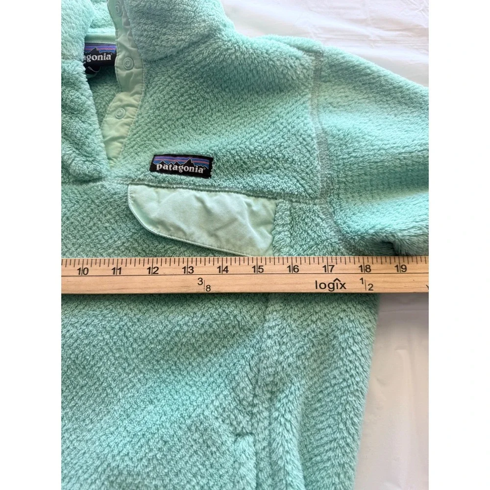 Patagonia Womens Re-Tool Snap-T Fleece Pullover Mint Green Small